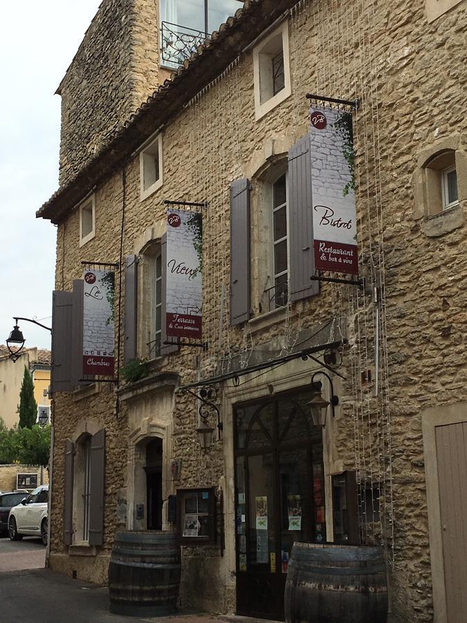 Le Vieux Bistrot Hotel Cabrieres-d'Avignon Bagian luar foto
